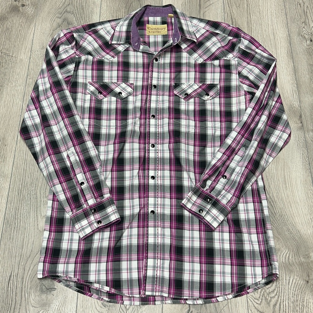 Cowboy Legend Western Pearl Snap Button Down